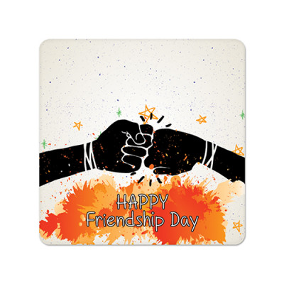 Fridge Magnet Square - Happy  Friendship Day